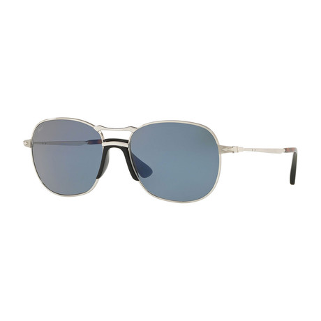 Men's 2449S Sunglasses // Silver + Blue