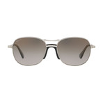 Men's 2449S Sunglasses // Silver + Gray Gradient