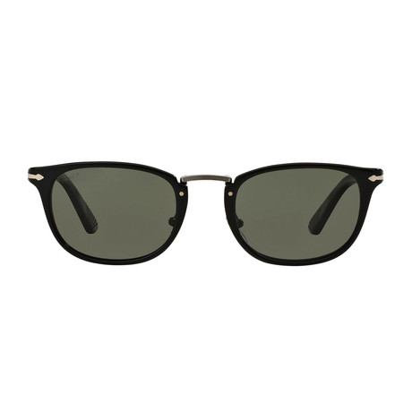 Men's 3127 Polarized Sunglasses // Black + Green