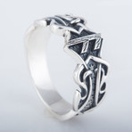 Norse Ansuz Rune Ring // Silver (6)