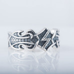 Norse Sowelu Rune Ring // Silver (9.5)