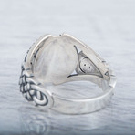 Valknut Viking Ring // Silver (9.5)