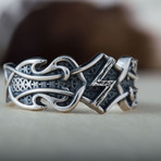 Norse Sowelu Rune Ring // Silver (9.5)