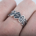 Norse Sowelu Rune Ring // Silver (8)
