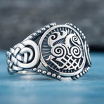 Viking Sleipnir Ring // Silver (9.5)