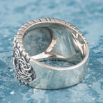 Viking Vegvisir Ring // Silver (9.5)
