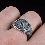 Viking Valknut Ring // Silver (10.5)