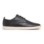 Ellington Leather Sneaker // Black Milled Tumbled Leather (US: 10)