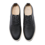 Ellington Leather Sneaker // Black Milled Tumbled Leather (US: 10.5)