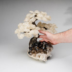 The Tranquility Tree // Custom White Quartz Tree + Smokey Quartz Matrix