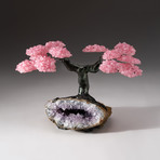 The Love Tree // Custom Rose Quartz Tree + Amethyst Matrix // V4