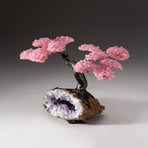 The Love Tree // Custom Rose Quartz Tree + Amethyst Matrix // V4
