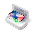 CleanTray™ Charge Wireless Charging UV Light Sterilizer // White
