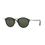 Men's 3166S Polarized Sunglasses // Black + Green