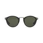 Men's 3166S Polarized Sunglasses // Black + Green