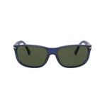 Men's 3222 Sunglasses // Crystal Blue + Green