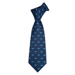 Lenny Handmade Silk Tie // Blue