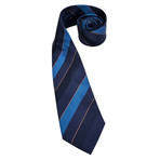 Easton Handmade Silk Tie // Blue