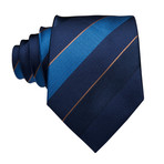 Easton Handmade Silk Tie // Blue