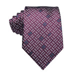 Lawson Handmade Silk Tie // Plum