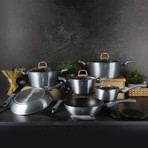 15-Piece Cookware Set // Gray