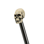 Bone Skull Cane // Black