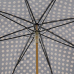 Polka Dots Umbrella // Black + Beige