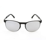 Women's P8578 Sunglasses // Black + Silver