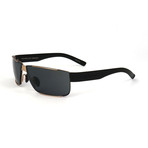 Men's P8509 Sunglasses // Black + Gold