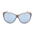 Women's P8602 Sunglasses // Light Gray + Blue
