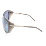 Women's P8602 Sunglasses // Light Gray + Blue