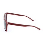 Unisex P8648 Sunglasses // Dark Red
