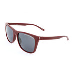 Unisex P8648 Sunglasses // Dark Red