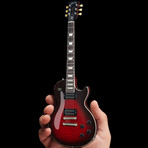 Gibson Les Paul Standard Slash Vermillion Burst 1:4 Scale Mini Guitar Model
