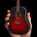 Gibson J-45 Slash Vermillion Burst 1.4 Scale Mini Guitar Model