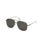 Men's Navigator Polarized Sunglasses // Shiny Gunmetal + Gray