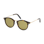 Men's Jamieson Sunglasses // Havana + Gold + Green