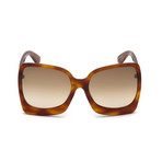 Women's Emanuella Sunglasses // Havana + Brown Gradient