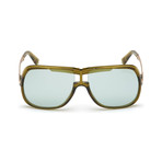 Men's Cane Sunglasses // Olive + Gold + Green