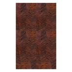 Chubut Rug // Grizzly // Taupe + Brown (5'L x 8'W)