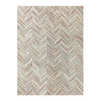 Chubut Rug // Natural // Cloudy + Red (5'L x 8'W)