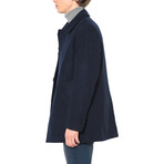 Mackintosh Coat // Navy Blue (Small)