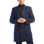 Yonkers Overcoat // Dark Blue (Small)