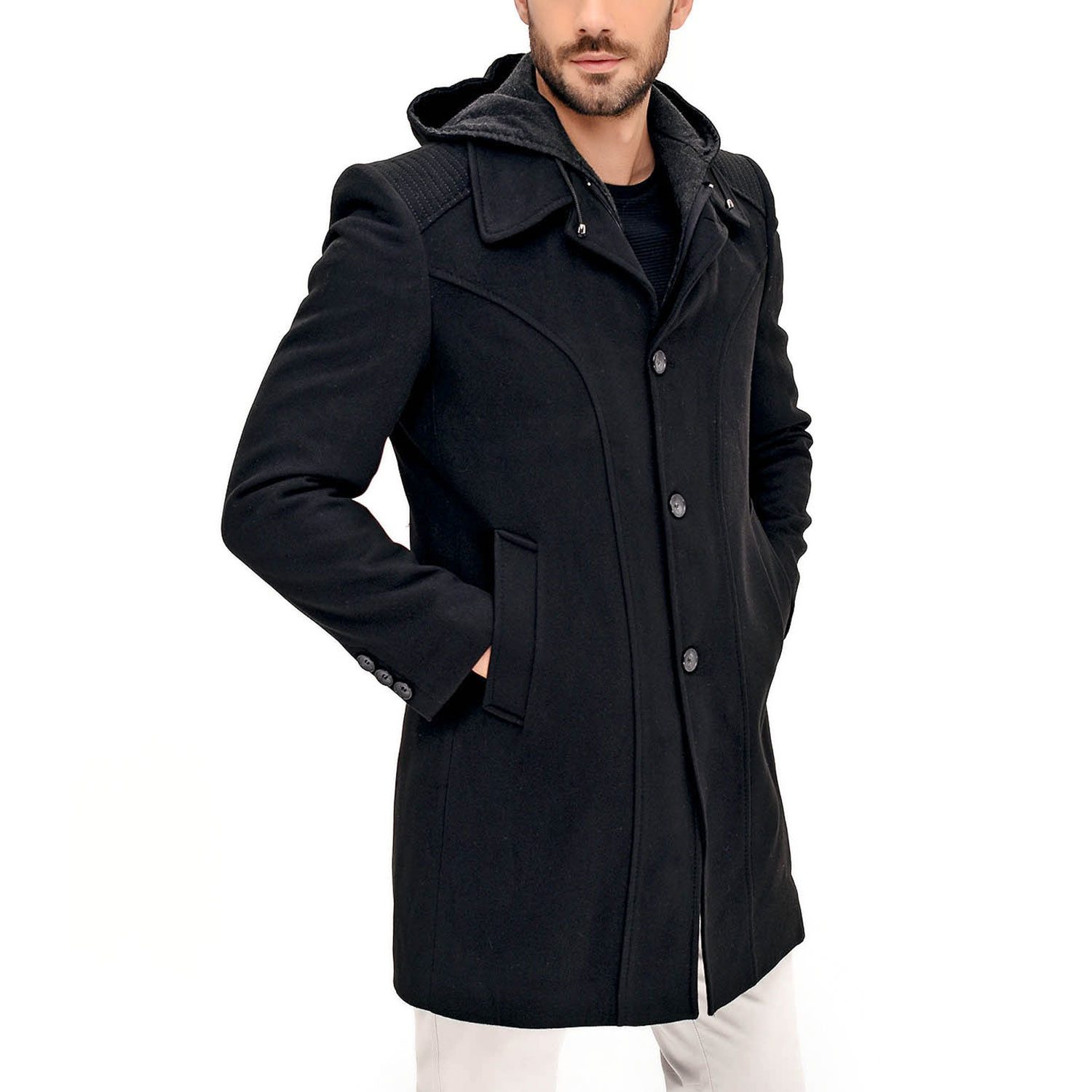 Chicago Overcoat // Black (2X-Large) - Dewberry - Touch of Modern