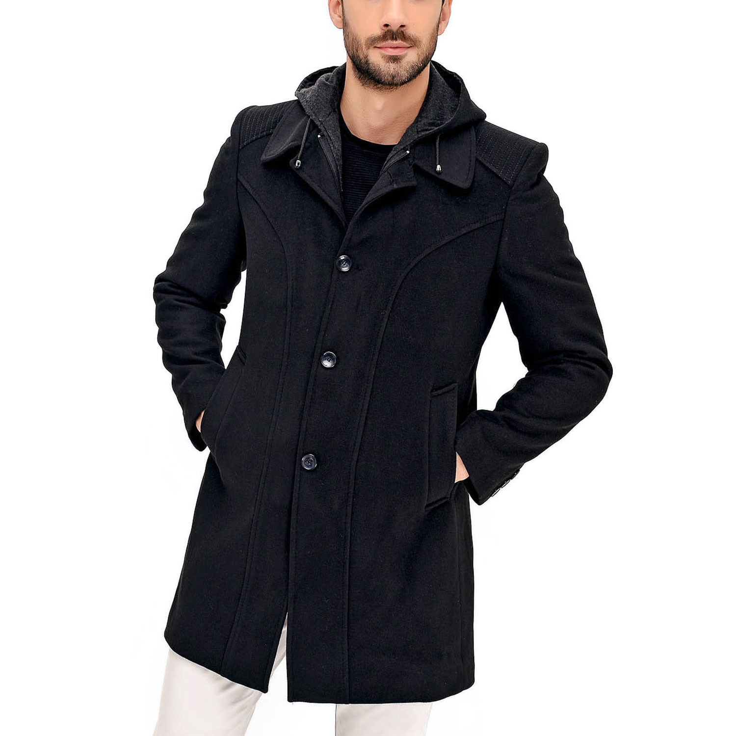 Chicago Overcoat // Black (2X-Large) - Clearance: Outerwear - Touch of ...
