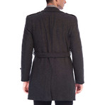 Rochester Overcoat // Patterned Anthracite (Small)