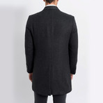 Leavenworth Overcoat // Patterned Anthracite (Small)