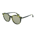 Unisex MQ0069SA Round Sunglasses // Green Havana
