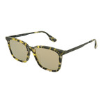 Unisex MQ0070SA Square Sunglasses // Yellow Havana