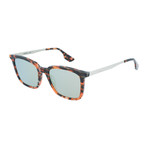 Unisex MQ0070S Square Sunglasses // Havana + Silver